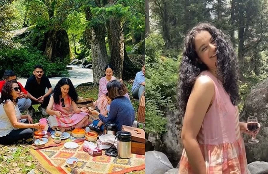 बर्फीली वादियों में Kangana Ranaut ने परिवार संग की जमकर मस्ती, देखें तस्वीर