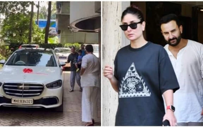 सैफ अली खान और करीना कपूर ने खरीदी मर्सडीज, वीडियो वायरल