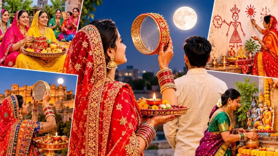 जानें देश के अलग अलग राज्यों में कैसे मनाया जाता है करवा चौथ का त्योहार