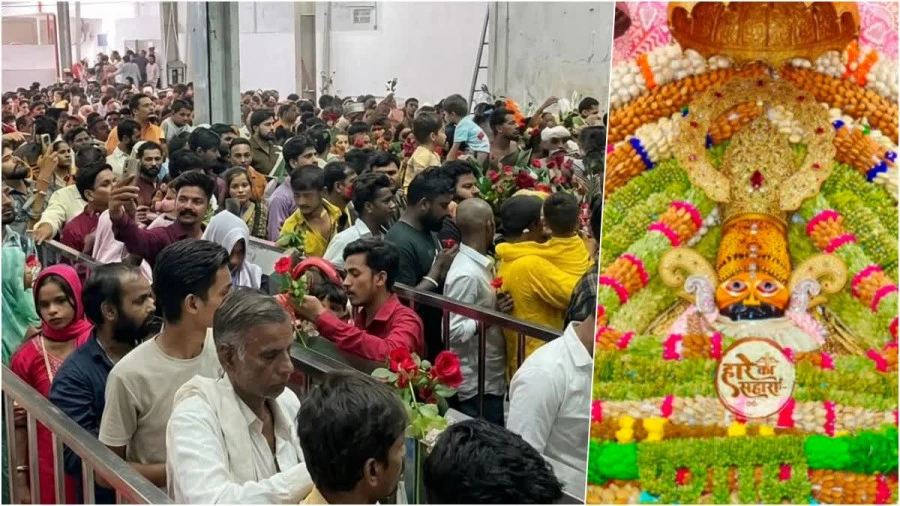 Khatu Shyamji Putrada Ekadashi Fair: Baba Darbar Decorated With Rare Flowers And Dry Fruits