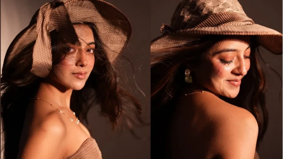 Khushi Dubey Photo: ब्राउन आउटफिट और स्टाइलिश हैट में खुशी दुबे का ग्लैमरस अवतार