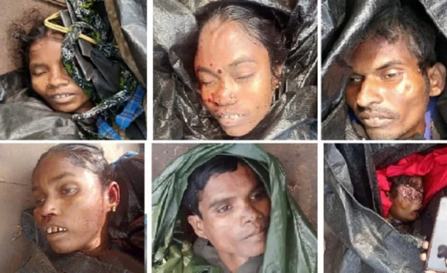 6 Naxalites killed in encounter on Chhattisgarh Telangana border bodies brought to Sukma