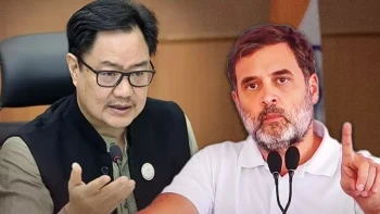 Kiren Rijiju Welcomes Rahul Gandhi Video On Women Empowerment Hopes For Bill Support