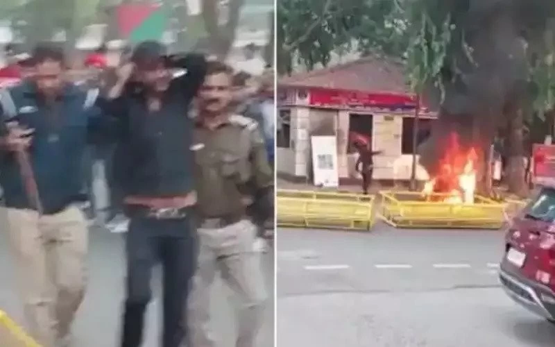 Zomato delivery Man Revenge After Cops Slapped Him For Allegedly Staring At Woman