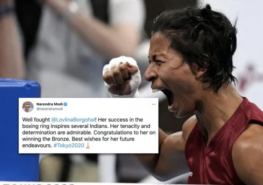 Well fought Lovlina: PM Modi on 23-year-old boxer's Olympic bronze win