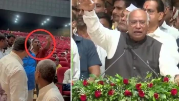 Patna Uproar Over Kharge Remarks As Protester Shouts Modi Wont Leave - Latest Key Updates