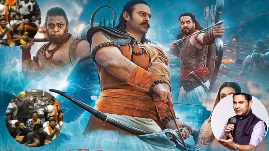 मुंबई में हिंदू संगठन ने आदिपुरुष का शो रुकवाया, मनोज मुंतशिर ने पुलिस से सुरक्षा मांगी