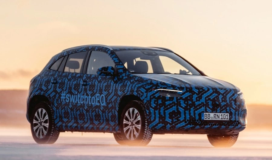 Mercedes EQA का नया टीजर जारी, 20 जनवरी को होगी पेश