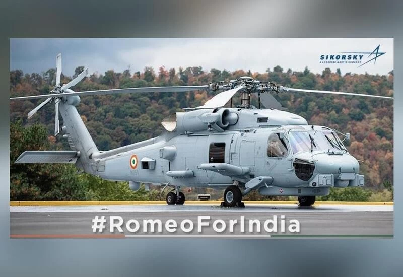 US' Lockheed Martin reveals 1st pic of MH-60 Romeo helicopter for Indian Navy