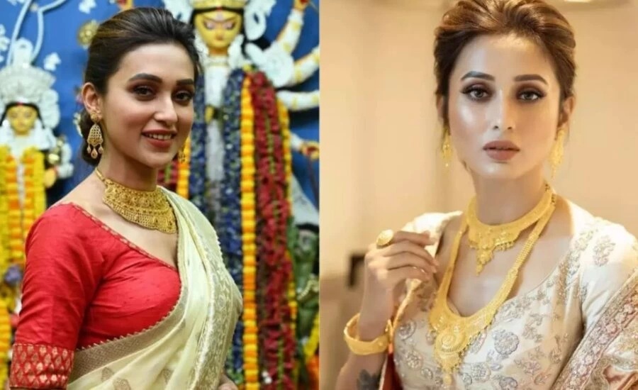 Mimi Chakraborty climbed boldness, showed her beauty in a strappy dress by going braless