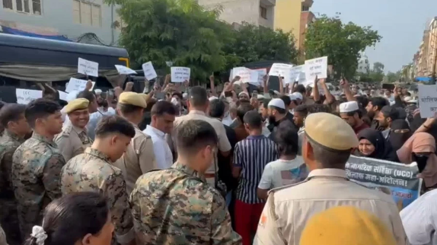 राजस्थान में यूसीसी बिल के खिलाफ अल्पसंख्यक समुदाय का हल्लाबोल, धार्मिक मामलों में दखल का लगाया आरोप
