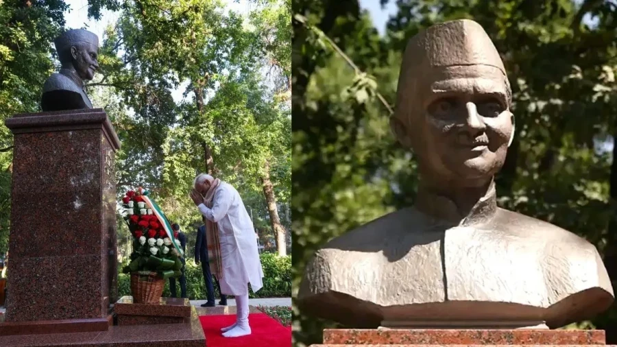 ताशकंद में पीएम मोदी ने लाल बहादुर शास्त्री को दी श्रद्धांजलि, किर्गिजस्तान के लिए हुए रवाना