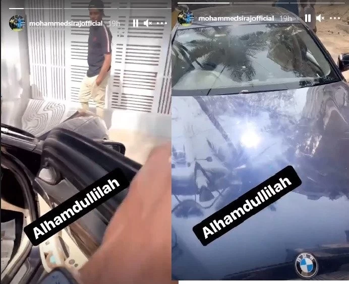 मोहम्‍मद सिराज ने खरिदी BMW कार, पिता कभी चलाते थे ऑटो 