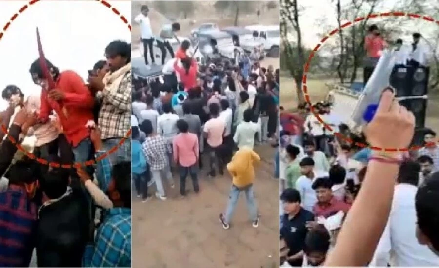 Birthday पर लहरी तलवार और तमंचे से हुए फायर, Gift में मिली पुलिस की सुताई