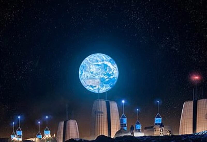 जब इंसानों की बस्ती चांद पर होगी, तो धरती ऐसी दिखेगी, फोटो