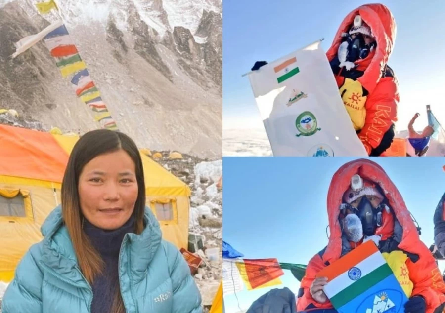 2021 में माउंट एवरेस्ट फतह करने वाली पहली भारतीय महिला बनीं ताशी यांगजोम