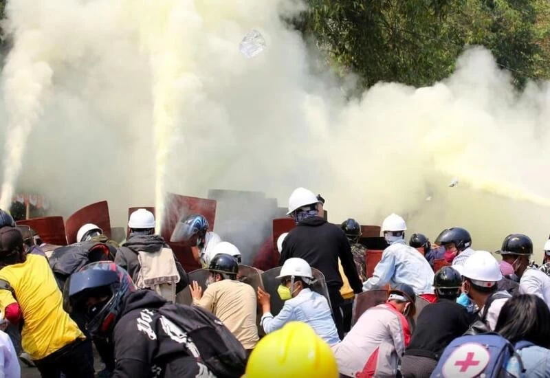 Myanmar security forces kill 2 more anti-coup protesters