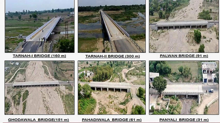 BRO Build Six Strategic bridges in record time in Jammu and Kashmir RAKSHA MANTRI RAJNATH SINGH E-INAUGURATES