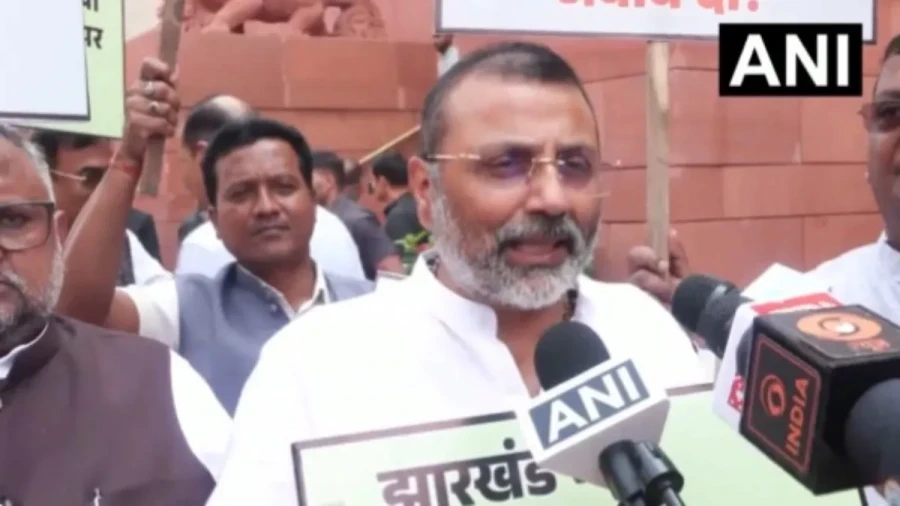 निशिकांत दुबे का राहुल गांधी पर तीखा हमला: बताया जिन्ना का दूसरा जन्म