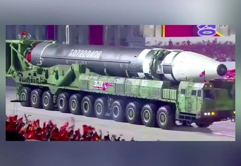 North Korea unveils new ballistic missile at military parade