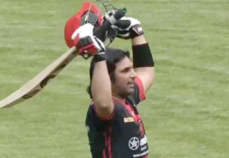 This Pakistani batsman made a big record, scored a century in 28 balls