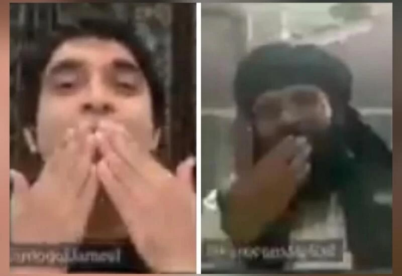पाकिस्तानी पत्रकार व तालिबान के प्रवक्ता ने एक-दूसरे को दी फ्लाइंग किस