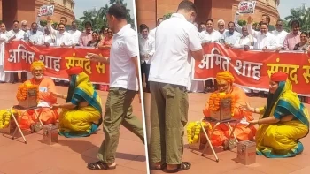 Opposition Protests Alleged Ram Temple Donation Theft In Parliament As Pappu Yadav Turns Priest