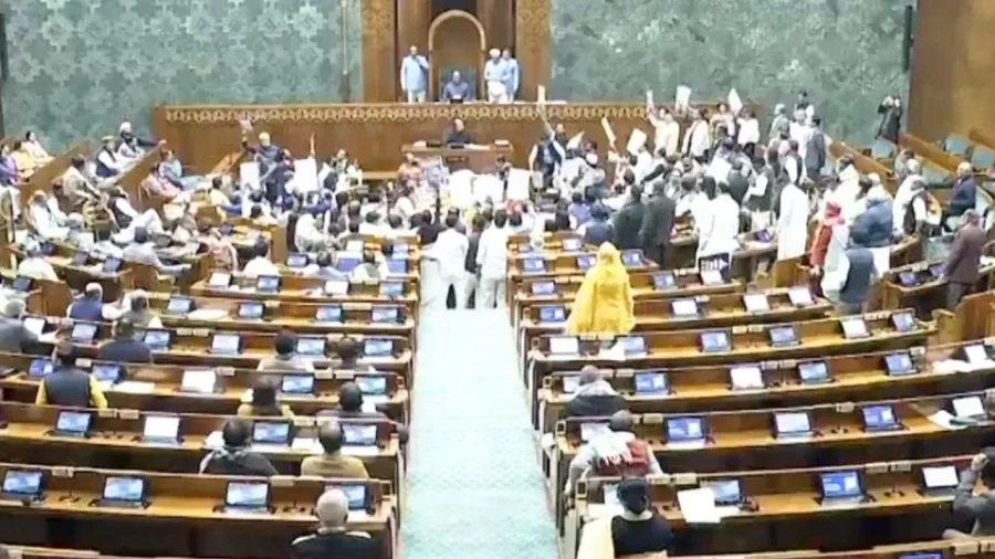 Lok Sabha: 8 Opposition MPs Suspended For Remainder Of Budget Session