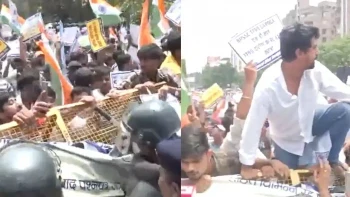 Patna Student Protest: Clashes Erupt During CM Residence Siege March Over BPSC Demands
