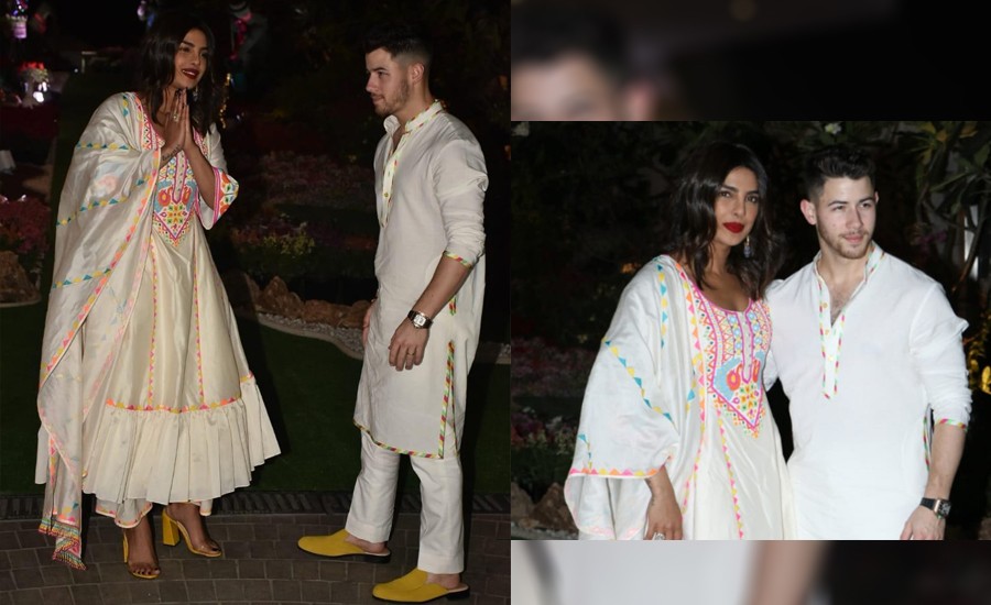Priyanka Chopra And Nick Jonas Arrive At Isha Ambani's Party