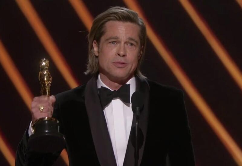 Brad Pitt wins Best Supporting Actor award at Oscars 2020