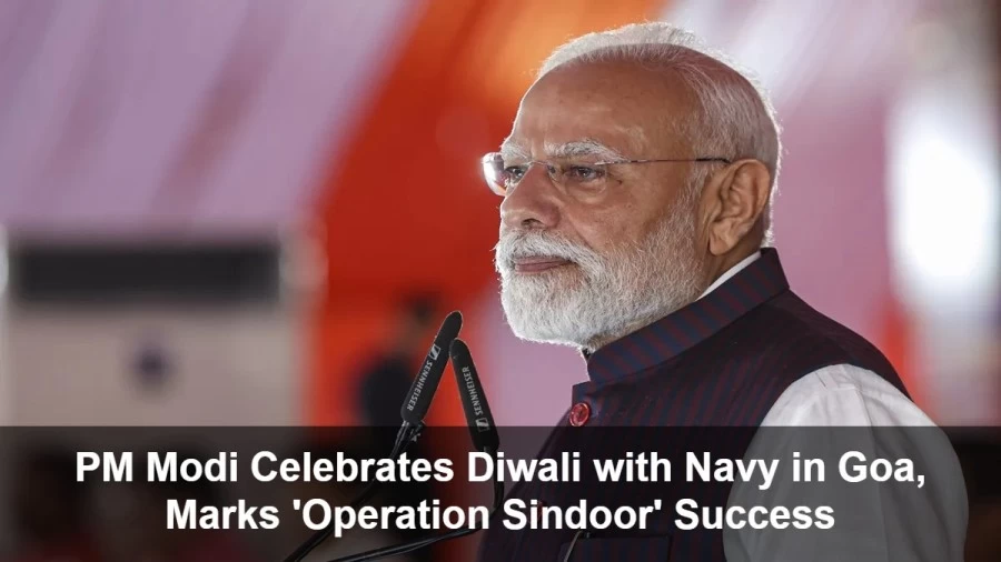 PM Modi Celebrates Diwali with Navy in Goa, Marks 'Operation Sindoor' Success