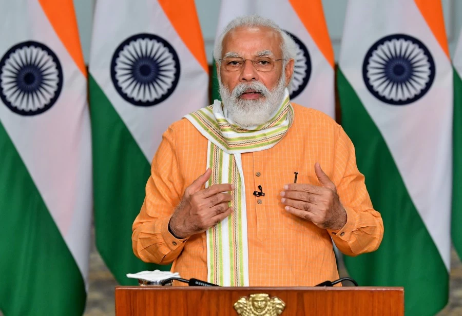 PM INTERACTS WITH REPRESENTATIVES FROM VARANASI BASED NGOS