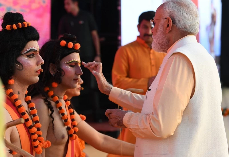 PM Modi attend Dussehra Celebration at DDA Ground, Dwarka