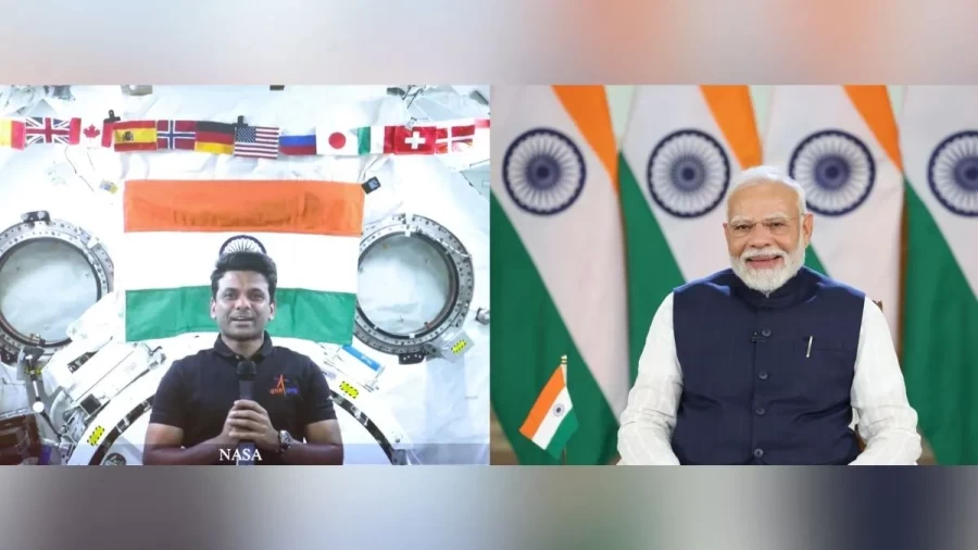 PM Modi spoke to Shubhanshu Shukla and congratulated him for flying the flag of India