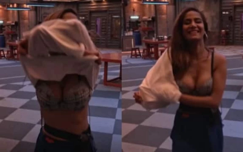 Poonam Pandey fulfilled her promise going topless and took off her clothes in front of the camera