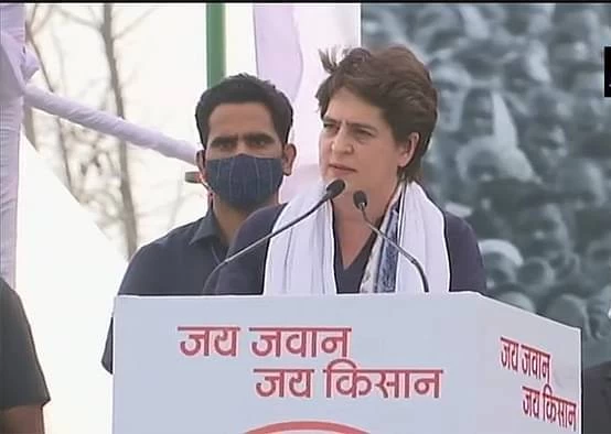Don't lose hope, Cong will fight with you: Priyanka to farmers