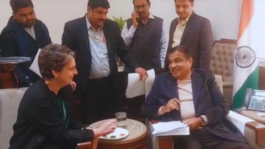 Priyanka Seeks Appointment in Parliament, Nitin Gadkari Responds Instantly and Offers Rice Dish