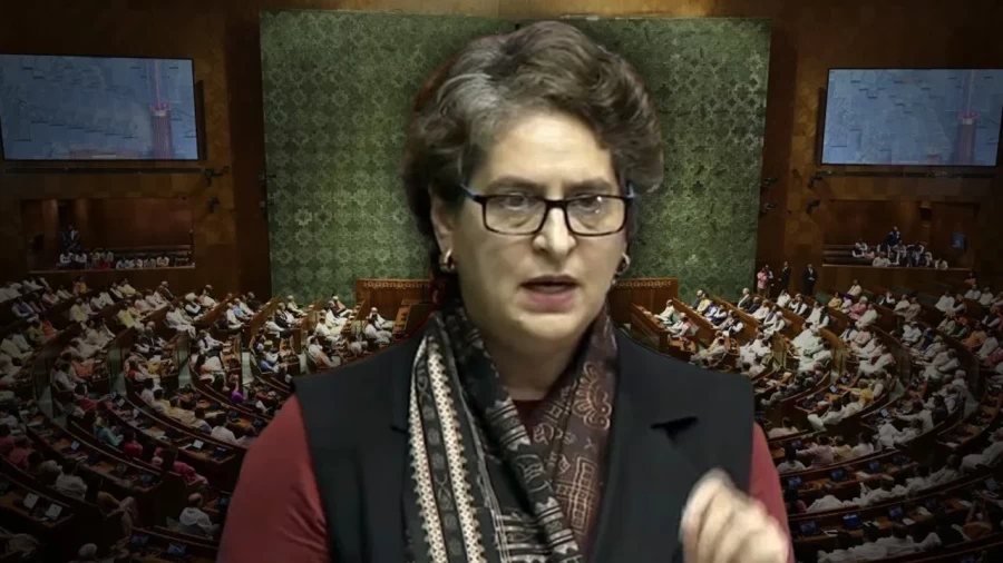 लोकसभा में प्रियंका गांधी का 'वंदे मातरम्' पर जोरदार भाषण: बहस को बताया राजनीतिक चाल