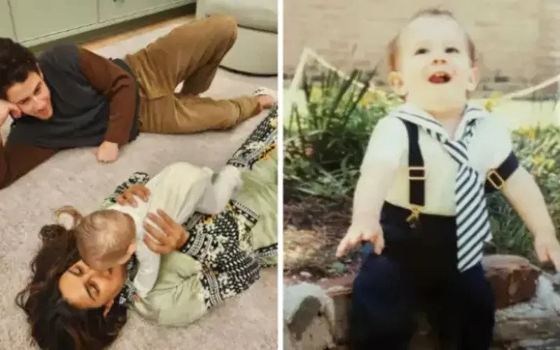 Priyanka chopra shares lovely photo with daughter malti and nick jonas after returning form india