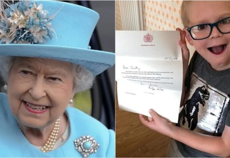 7-yr-old UK boy sends puzzle to Queen to 'cheer her up', she thanks him