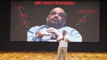राहुल गांधी ने अमित शाह के इस्तीफे की मांग की, छात्रों पर बर्बरता का लगाया आरोप
