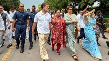 Rahul Gandhi Leads INDIA Block Protest March: Heavy Police Deployment in Delhi