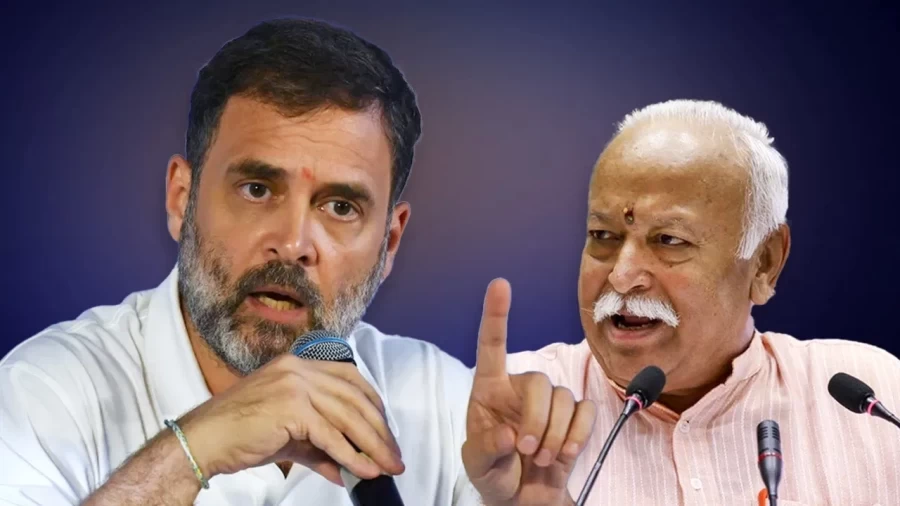 If I had said this in any other country, I would have been arrested- Rahul taunts Bhagwat