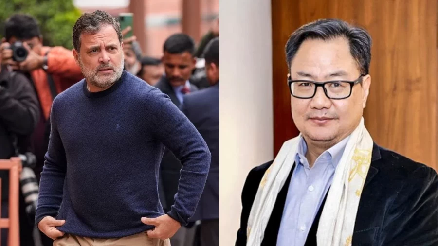 Kiren Rijiju Cites Elon Musk Post to Counter Rahul Gandhi Criticism