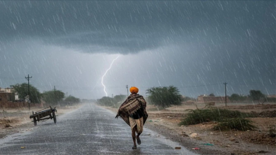 Rajasthan Weather Update: Rain and Hailstorm Alert Issued for 25 Districts