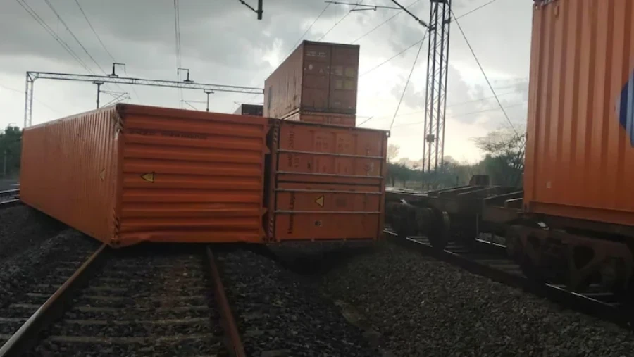 Rajasthan Weather Update: Storm Topples Freight Train Containers, Rain Hits Kota Districts