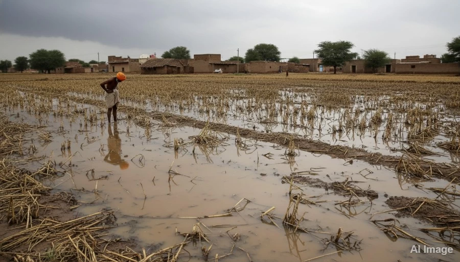 Rajasthan Weather: Rain Alert in 8 Districts, Crops Damaged in Jaisalmer