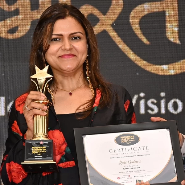 Rati Galani: A Trailblazer in Indian Entertainment Honored with the Visionary Leaders of Bharat 2024 Award