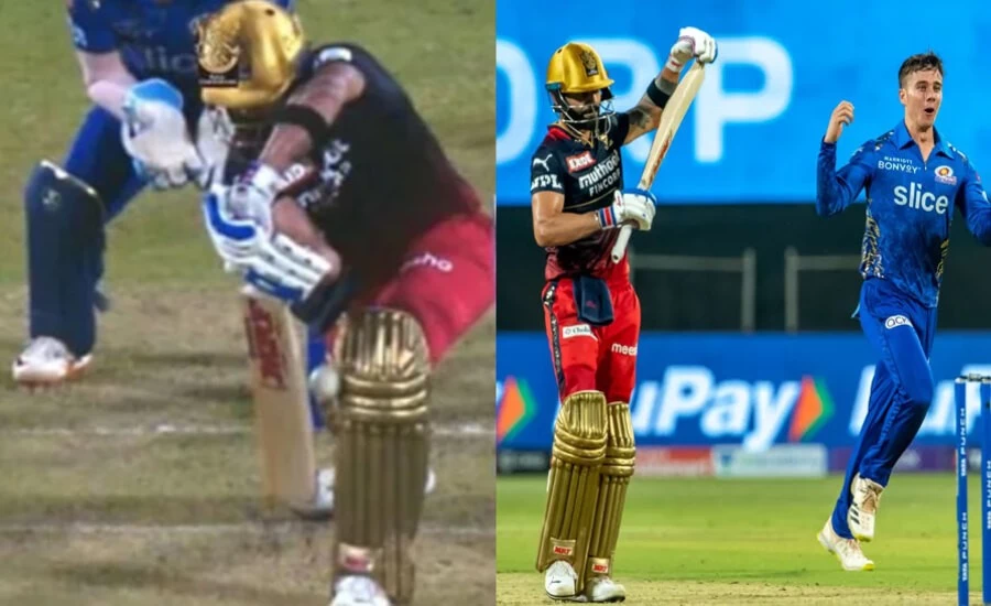 Was there a big betrayal with Kohli? LBW given despite the ball hitting the bat! Know the reason